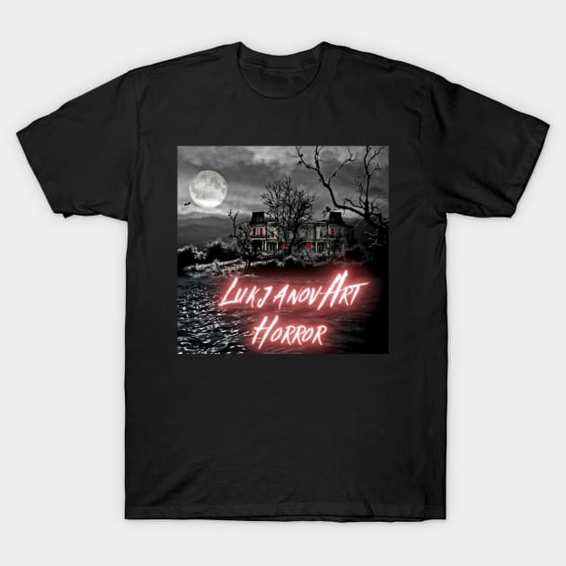 LukjanovArt Horror Scary Horror Stories Merch T-Shirt by LukjanovArt